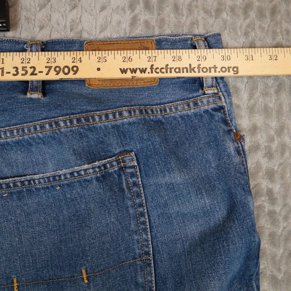 Polo Ralph Lauren Jeans Mens 58x32 Blue Straight Leg Denim Authentic Dungarees
